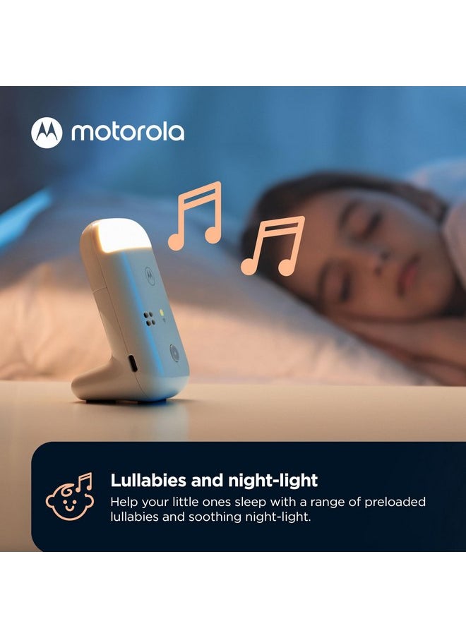 Motorola Nursery PIP15 Audio Baby Monitor, Dual Room HD Infant Monitor with Nightlight, 1500 Ft. Range, Two-Way Talk, Includes Parent Unit, 2 Monitors