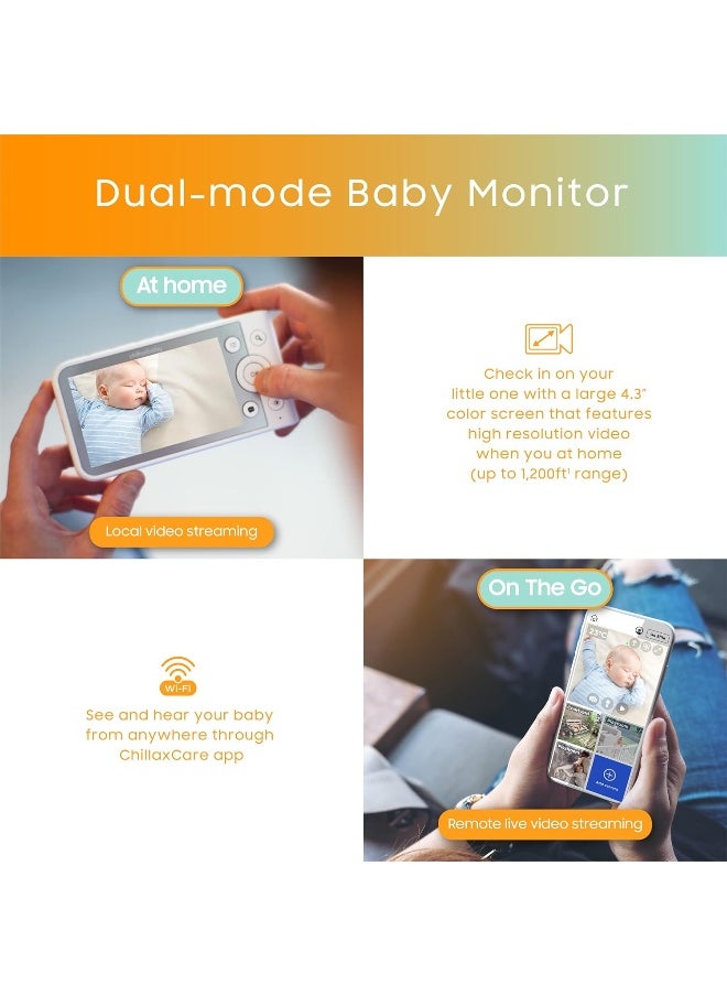 Chillax baby - Daily Baby-WiFi Streaming 2-Way Talk 4.3