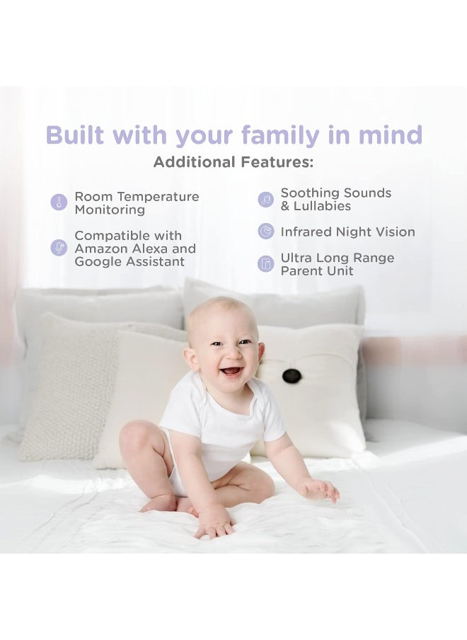 HUBBLE CONNECTED Nursery Pal Glow+ Smart Baby Monitor with 5