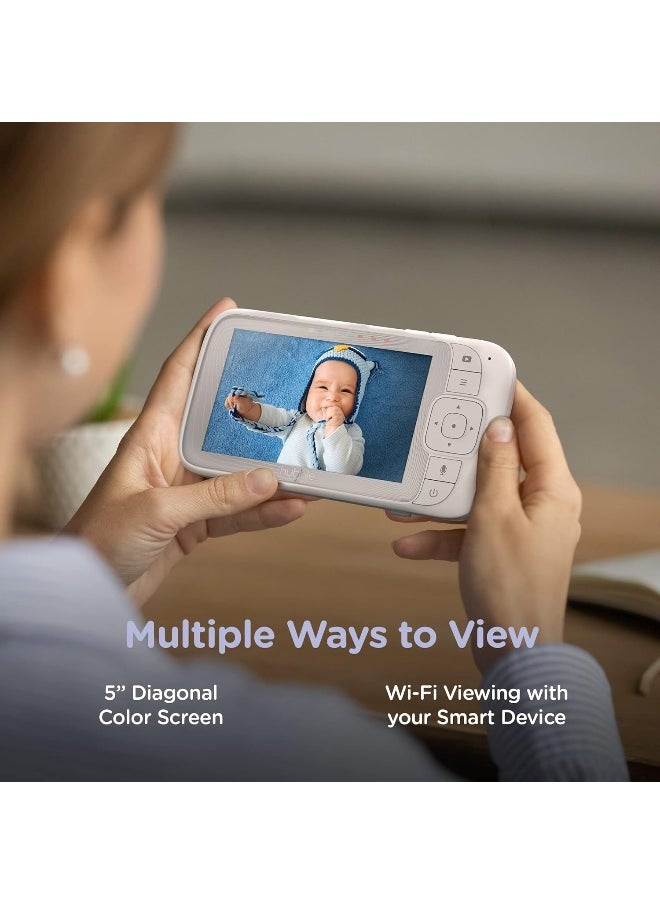 HUBBLE CONNECTED Nursery Pal Glow+ Smart Baby Monitor with 5