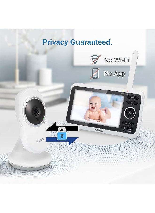 VTech [Upgraded] VM350-2 Baby Monitor, 5