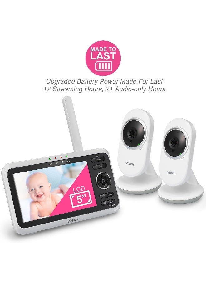 VTech [Upgraded] VM350-2 Baby Monitor, 5