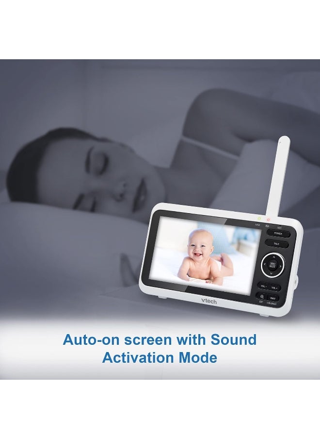 VTech [Upgraded] VM350-2 Baby Monitor, 5