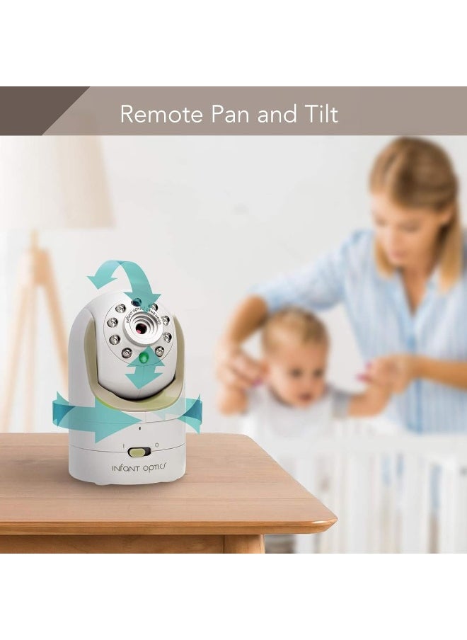 Infant Optics Dxr-8 Pan/Tilt/Zoom Baby Monitor and Interchangeable Optical Lens (3.5in)