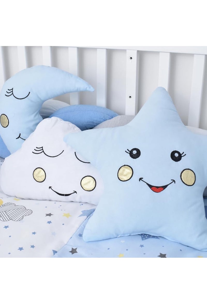 3 Piece Soft Cushion Baby Comforter Gift Set- A