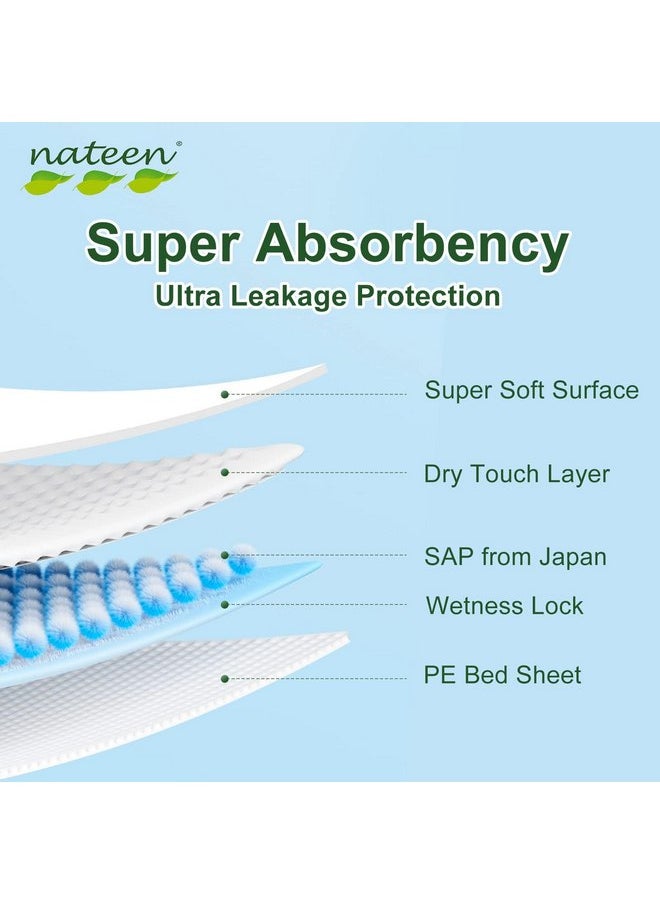 Nateen Premium Baby Diapers, Overnight Use Disposable Diapers for Sensitive Skin, Ultra Thin Diapers with Comfortable Fit. Size 3 (Medium), 36, Count.