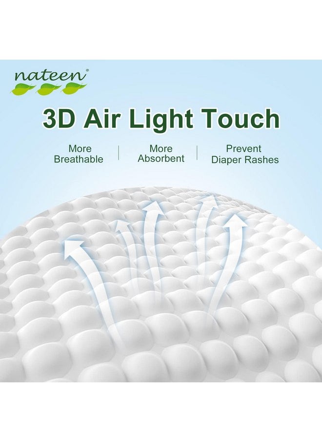 Nateen Premium Baby Diapers, Overnight Use Disposable Diapers for Sensitive Skin, Ultra Thin Diapers with Comfortable Fit. Size 3 (Medium), 36, Count.
