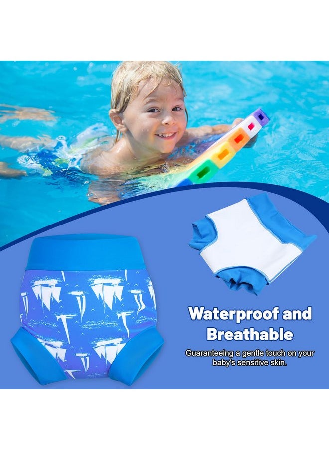MOEMOE Baby Reusable Swim Diaper 3Pcs Waterproof Swim Pants Baby Swim Diaper for Boys and Girls Swimming Lesson 2-5T