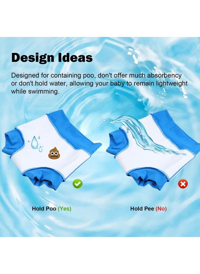 MOEMOE Baby Reusable Swim Diaper 3Pcs Waterproof Swim Pants Baby Swim Diaper for Boys and Girls Swimming Lesson 2-5T