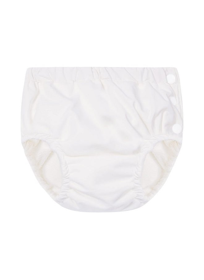 Durio Reusable Swim Diapers Washable Baby Swim Diaper Unisex Infant Toddler Swimming Diapers A White 2-3T