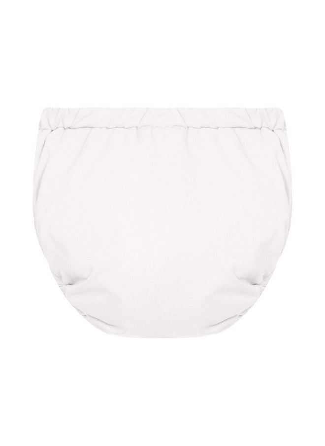 Durio Reusable Swim Diapers Washable Baby Swim Diaper Unisex Infant Toddler Swimming Diapers A White 2-3T