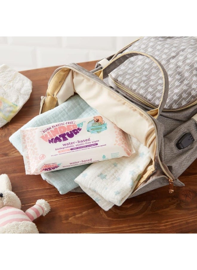 Jackson Reece, Kinder by Nature Water-Based Wipes - 12 Pack