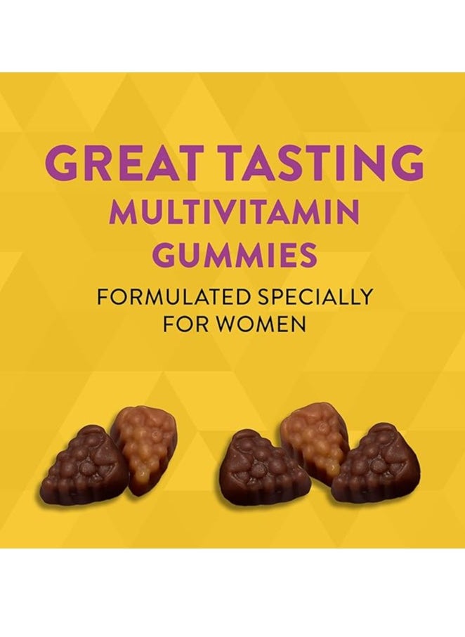 Women's Daily Gummy Multivitamins, Full B-Vitamin Complex, Supports Heart Health, Mixed Berry Flavored, 60 Gummies