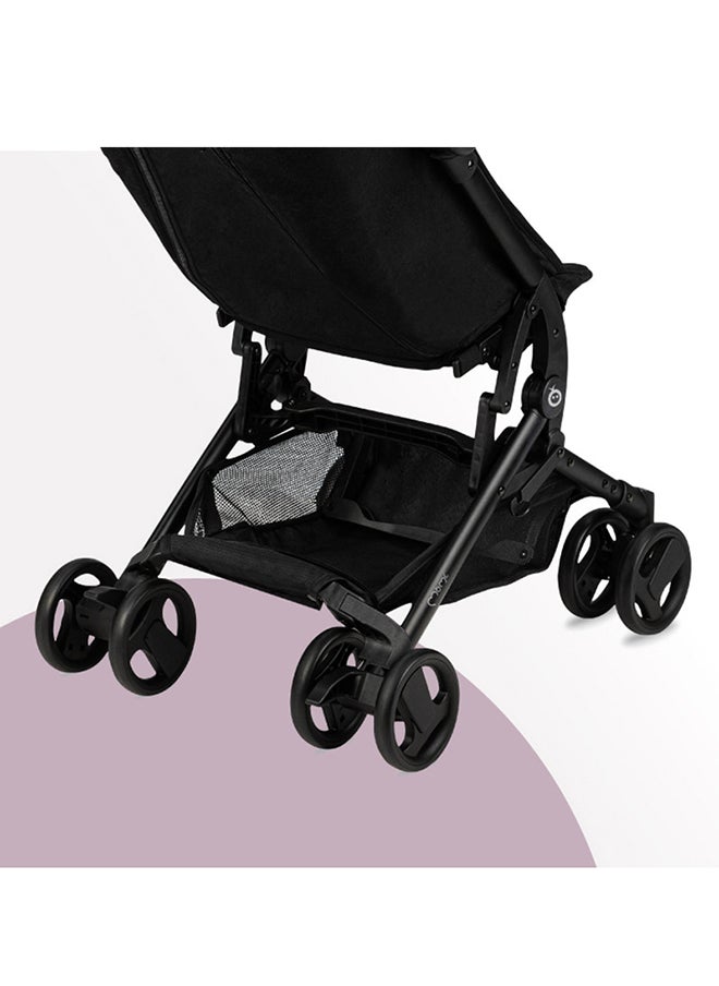 GRACE Baby Stroller - Compact Design for Both Small and Large Travelers, The Stroller's Portability and Ability to fit in a Backpack use for Ages 6+ Months - Black