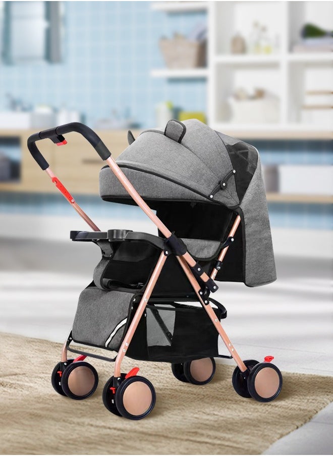 Infant Stroller Foldable Baby Stroller Portable Travel Pram Multifunctional Newborn Infant Carriage For 0-3 Year Baby