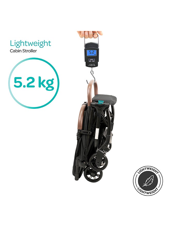 Ritzi-Lite Baby Cabin Stroller - Black, 0 To 36 Months
