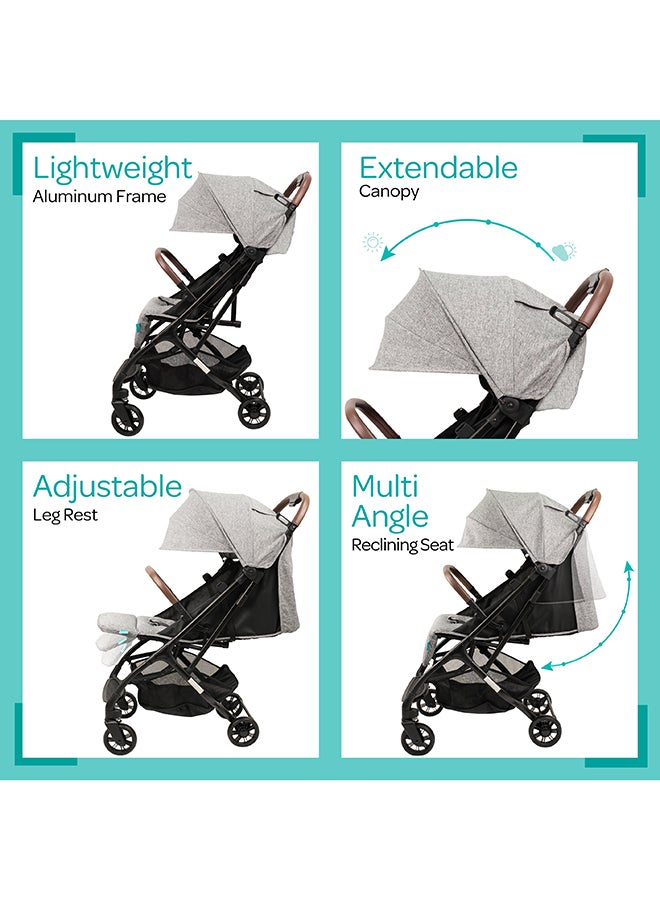 Ritzi-Lite Baby Cabin Stroller - Grey, 0 To 36 Months