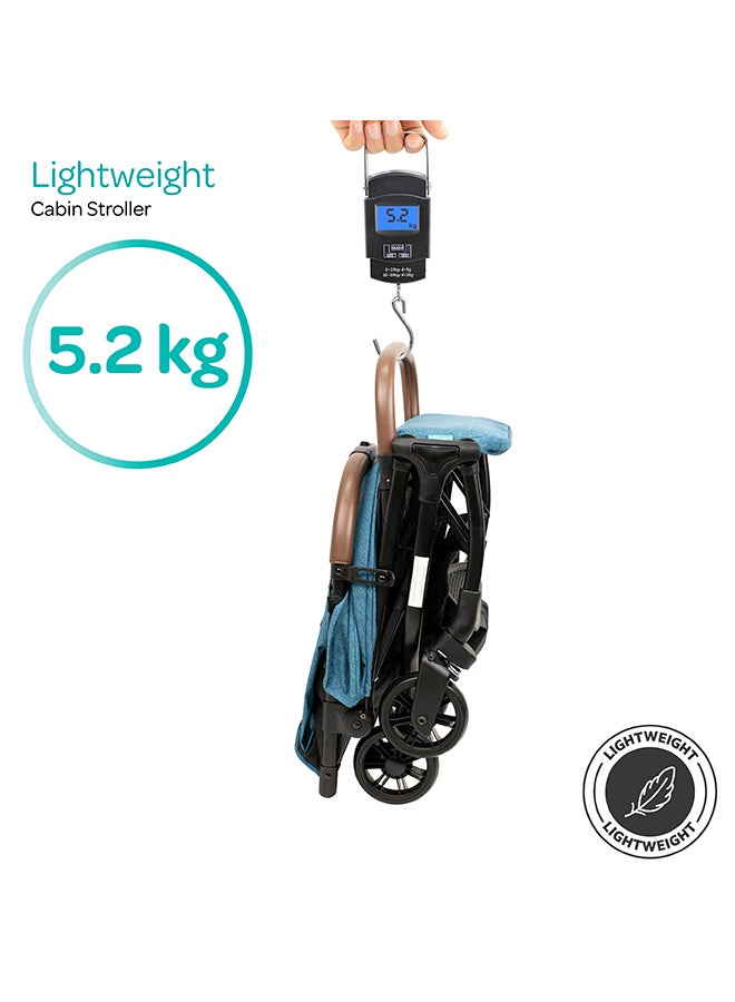 Ritzi-Lite Baby Cabin Stroller - Blue, 0 To 36 Months