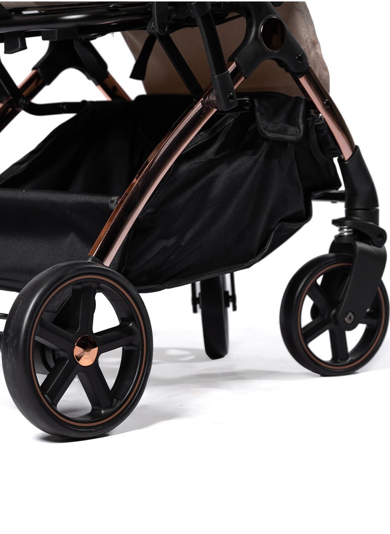 Ultra Luxury & Lightweight Compact Travel Stroller – Comfortable, Foldable Stroller for Infants & Toddlers Up to 5 Years | Perfect Baby Travel Gear, Umbrella Baby Stroller