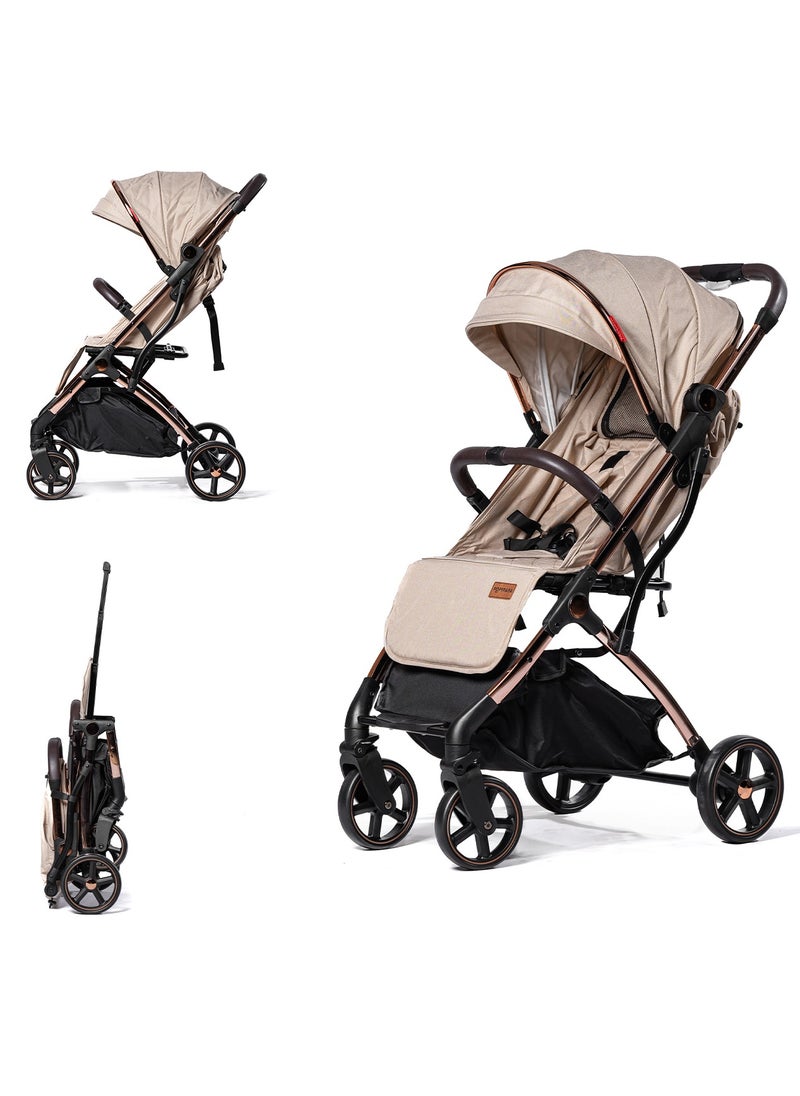 Ultra Luxury & Lightweight Compact Travel Stroller – Comfortable, Foldable Stroller for Infants & Toddlers Up to 5 Years | Perfect Baby Travel Gear, Umbrella Baby Stroller