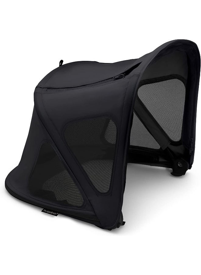 Bugaboo Window hood, extendable for extra coverage and optimal sun protection, compatible with Fox 3 (not compatible with Fox 5)/Cameleon3, Midnight Black