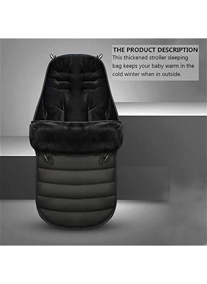 Stroller Accessories Toddler Sleeping Sack Winter Warm Bunting Bag Universal Stroller Sleeping Bag Cold Weather Toddler Footmuff Sack Stroller Accessories Toddler Sleeping Sack