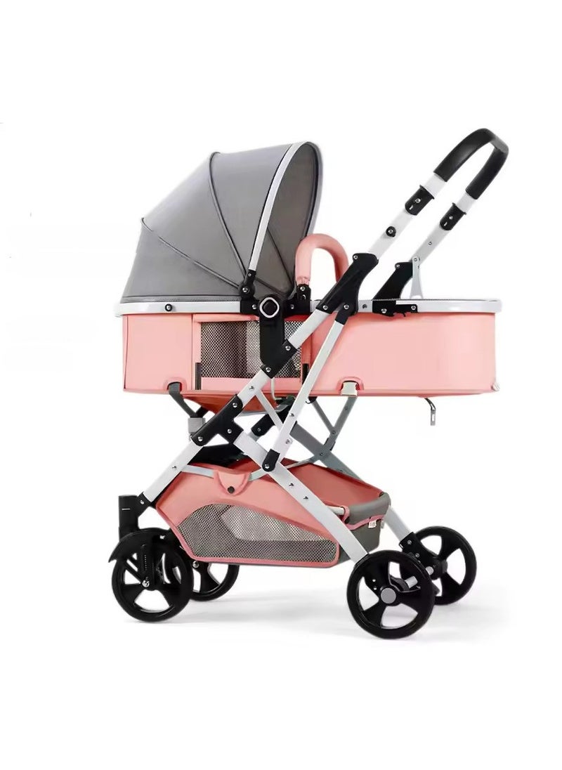 Cool Berry Convenience Stroller - Lightweight Travel Umbrella Stroller with Multi-Position Reclining Canopy, Pop-Up Sun Visor, Compact Folding Design, and Convenient Features for On-the-Go Parents