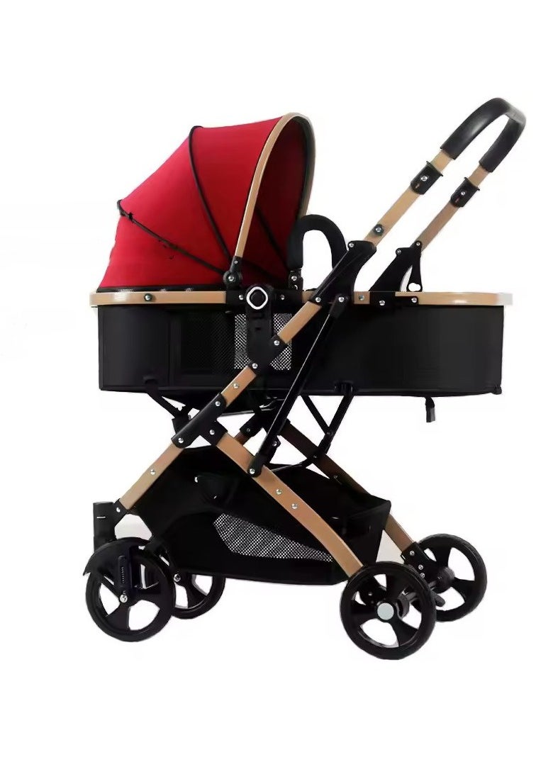 Cool Berry Convenience Stroller - Lightweight Travel Umbrella Stroller with Multi-Position Reclining Canopy, Pop-Up Sun Visor, Compact Folding Design, and Convenient Features for On-the-Go Parents