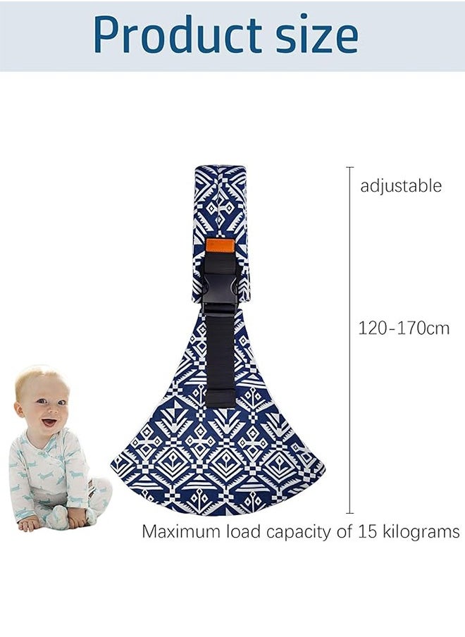 Baby Carrier Baby Sling Carrier, Toddler Carrier, Baby Carrier Newborn to Toddler, Portable Lightweight Non-Slip Hip Seat Carrier 10-15KG