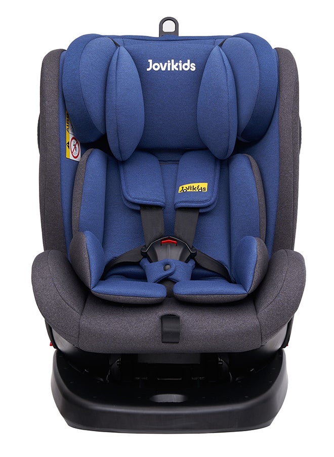 Rotating Angela Safety Baby Car Seat With Isofix And Top Tether, 360 Degree Swivel Child Seat, 0/1/2/3, 0 - 12 Years Old, ECE R44/04, Blue