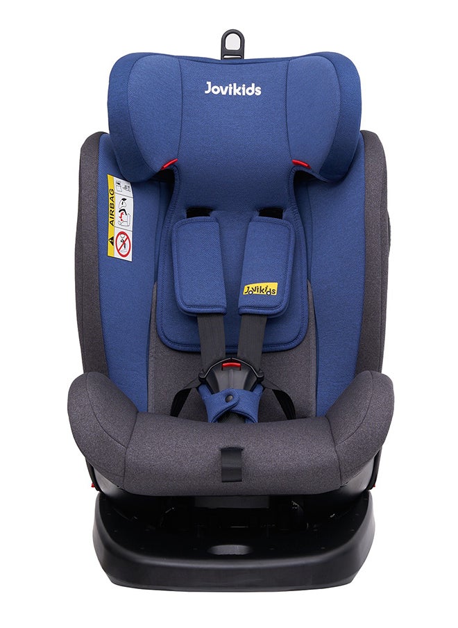 Rotating Angela Safety Baby Car Seat With Isofix And Top Tether, 360 Degree Swivel Child Seat, 0/1/2/3, 0 - 12 Years Old, ECE R44/04, Blue