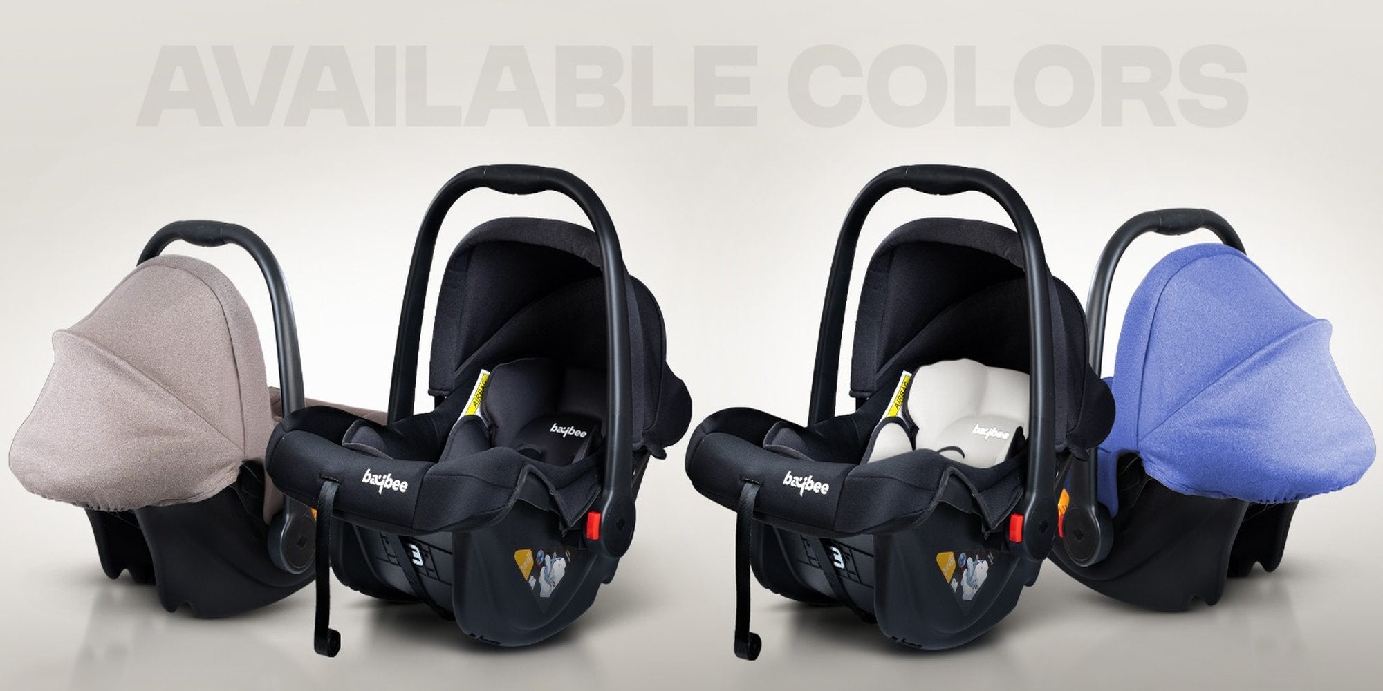 3 in 1 Multi Purpose Baby Carry Cot n Car Seat with Handle, Canopy, Adjustable Handle, 3 Point Safety Belt Rocker for Infant Baby Carry Cot for New Born Baby 0 to 15 Months Black