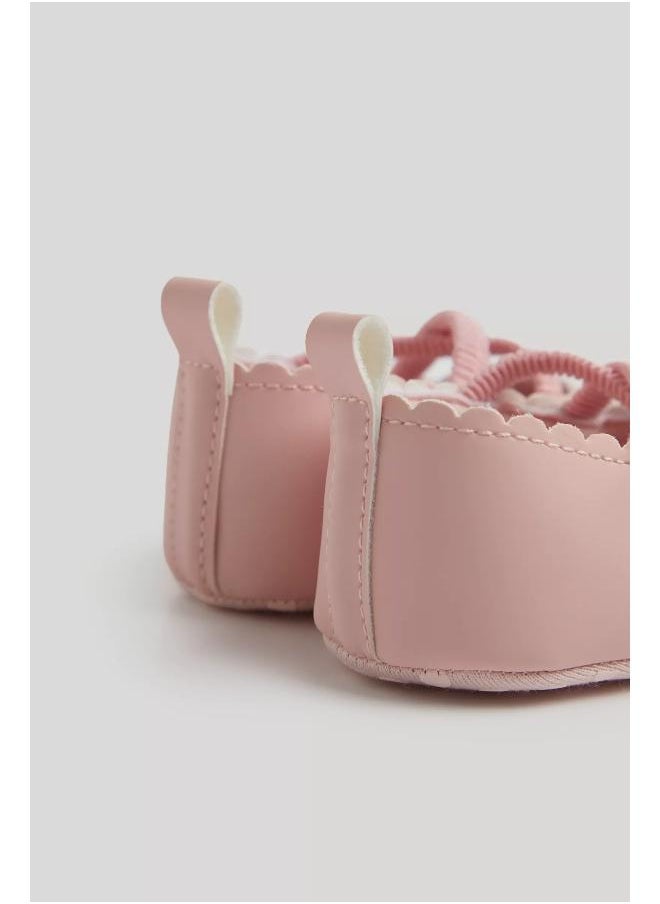 Pink Ballerina Baby Shoes