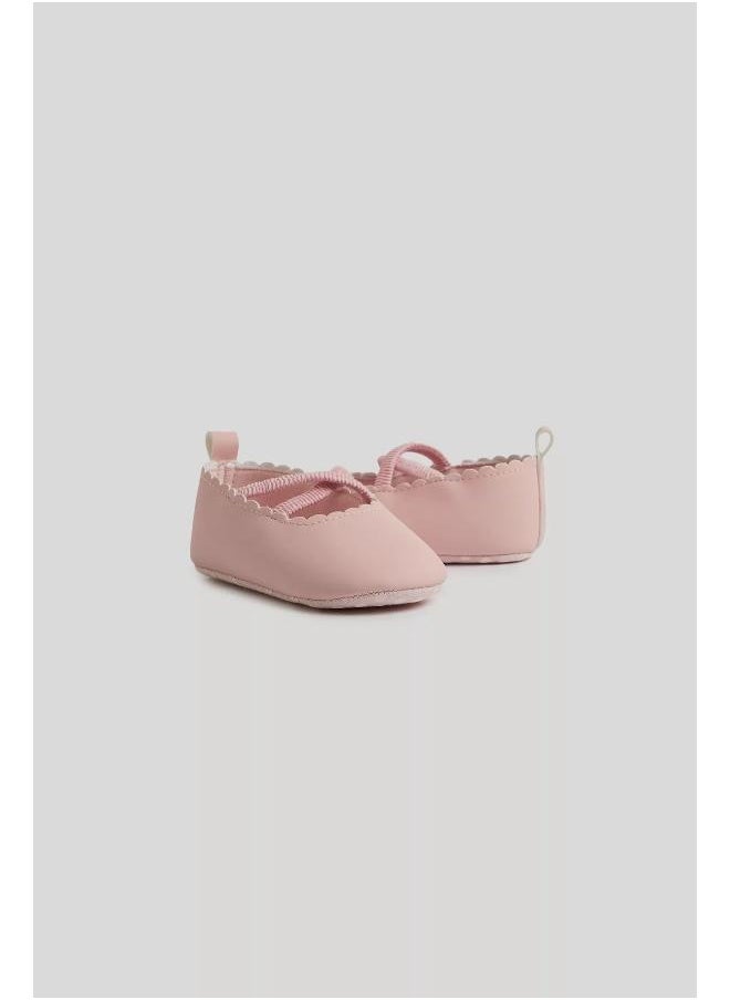 Pink Ballerina Baby Shoes