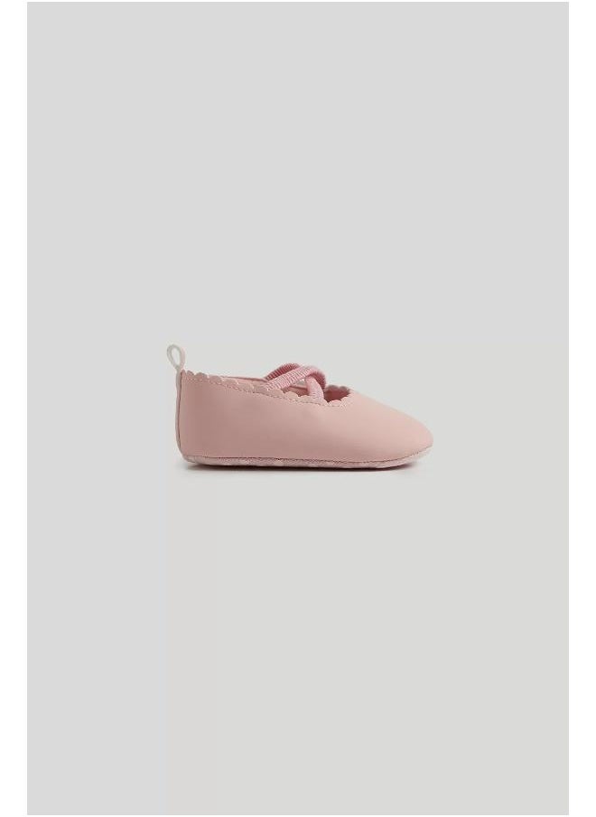 Pink Ballerina Baby Shoes