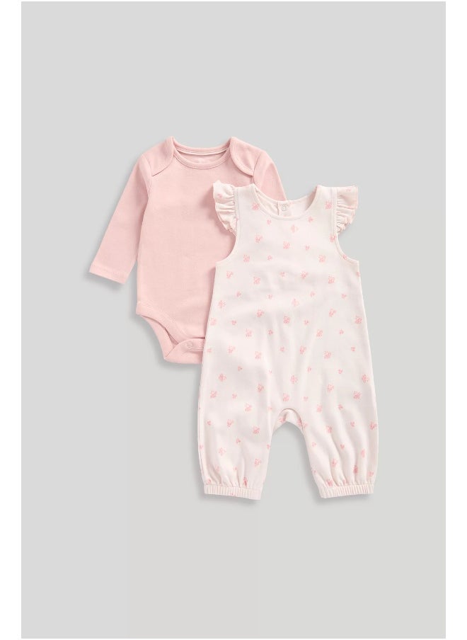 My First Dungarees and Bodysuit Set