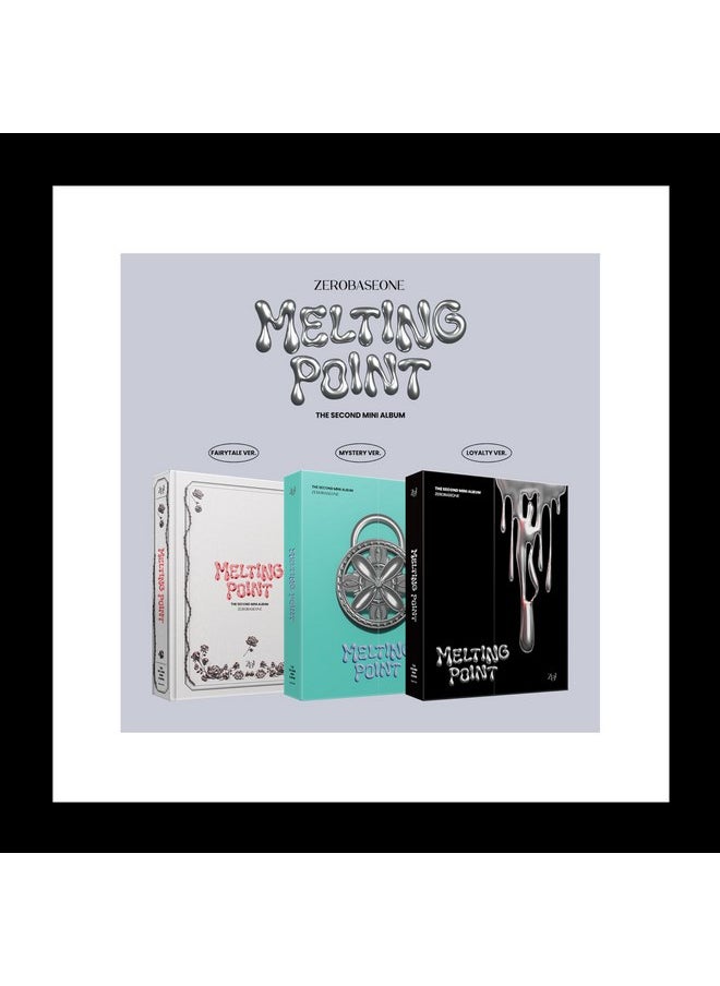 ZEROBASEONE Melting Point 2nd Mini Album CD+Folded Poster on Pack+Photobook+Postcard+Photocard+Tracking Sealed ZB1 (Set(Fairytale+Loyalty+Mystery))