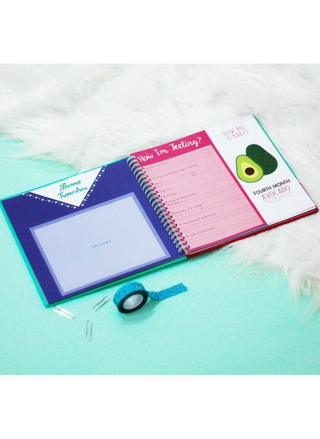 My Belly Book | Pregnancy Journal Memory Book with Stickers | Baby's Scrapbook and Photo Album | Pregnancy Must Haves for First Time Moms | Picture and Milestone Books for Toddlers (New Version)
