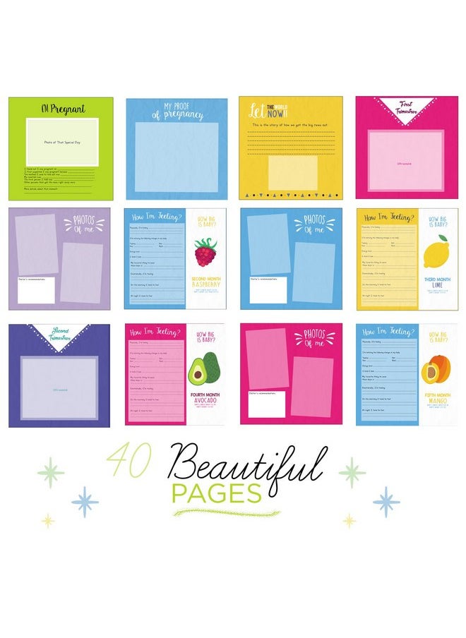 My Belly Book | Pregnancy Journal Memory Book with Stickers | Baby's Scrapbook and Photo Album | Pregnancy Must Haves for First Time Moms | Picture and Milestone Books for Toddlers (New Version)