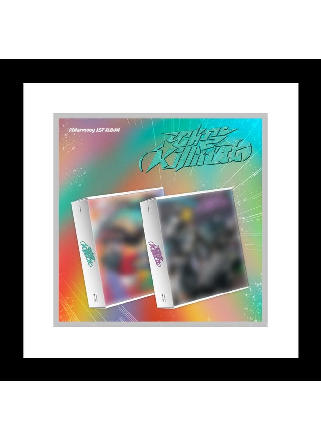 DREAMUS P1HARMONY 때깔 Killin' It 1st Album CD+Folded Poster on Pack+Photobook+Thanks to Postcard+Sticker+Polaroid+Selfie+Unit photocard+Tracking Sealed P1H (Killin It Version)