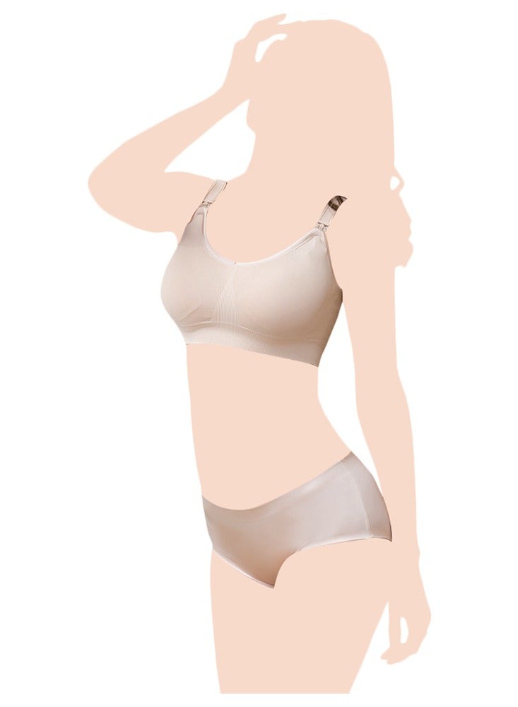 Breastfeeding Nursing Bra - Skin 75B