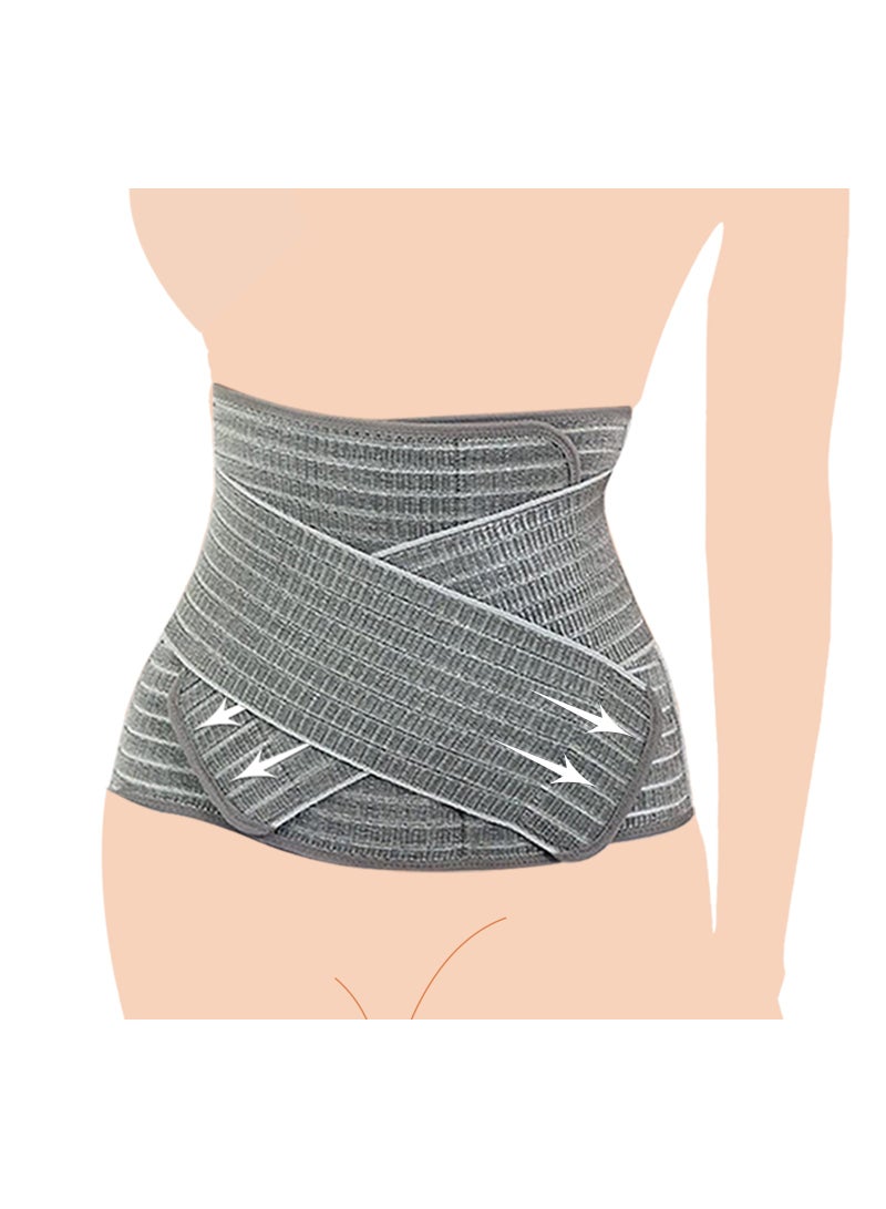 Postpartum Abdominal  Maternity Belt - Grey, L/XL