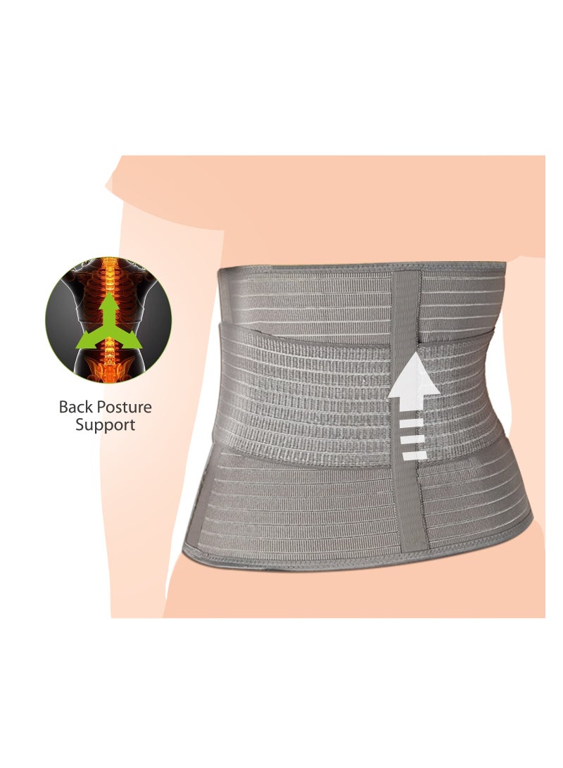 Postpartum Abdominal  Maternity Belt - Grey, L/XL