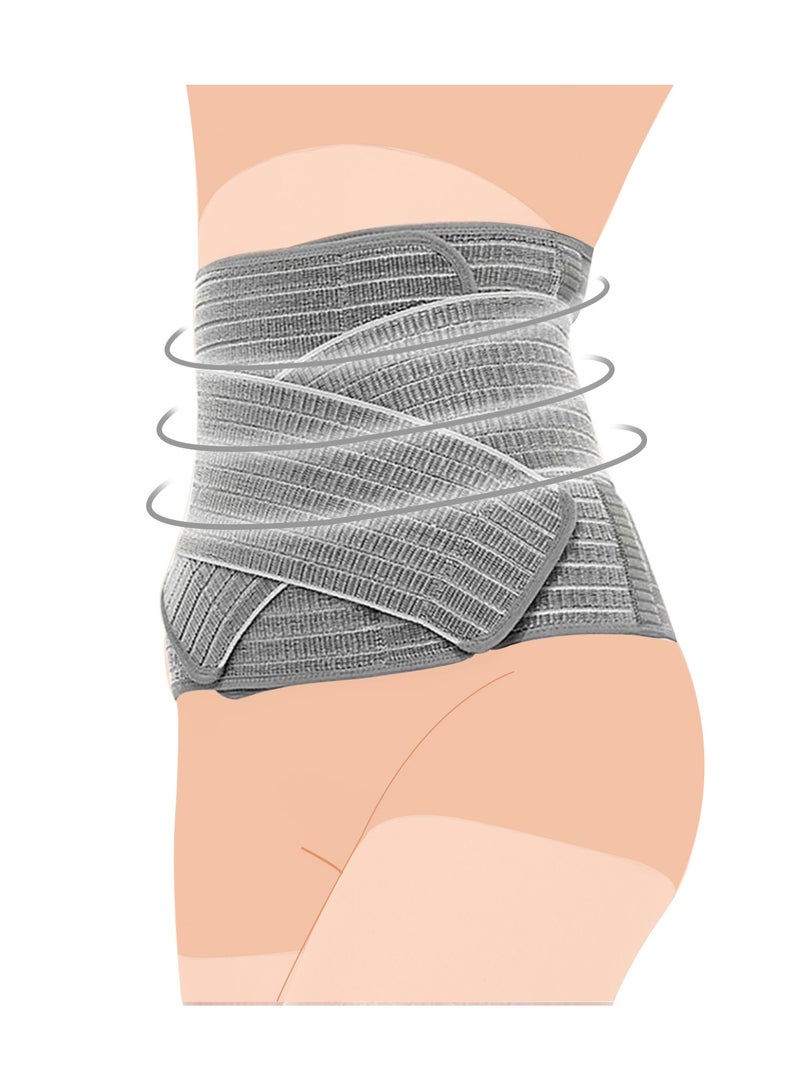 Postpartum Abdominal  Maternity Belt - Grey, L/XL