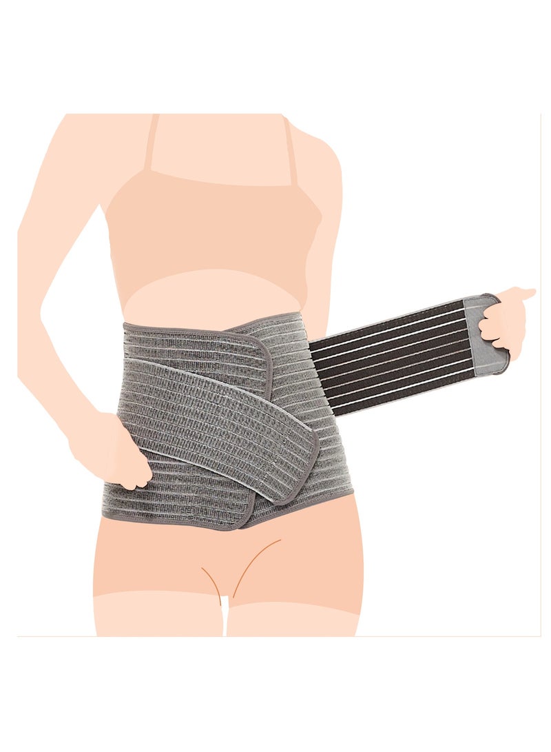 Postpartum Abdominal  Maternity Belt - Grey, L/XL