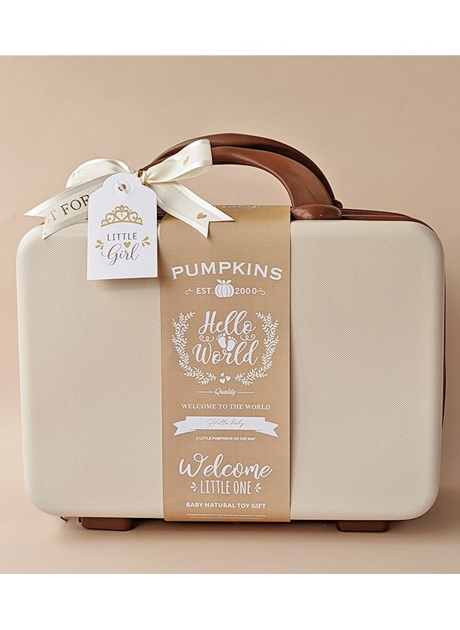Luxury Newborn Gift Set - Premium Girls' Clothing & Accessories in an Elegant Keepsake Suitcase