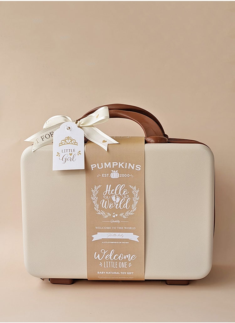 Luxury Newborn Gift Set - Premium Girls' Clothing & Accessories in an Elegant Keepsake Suitcase