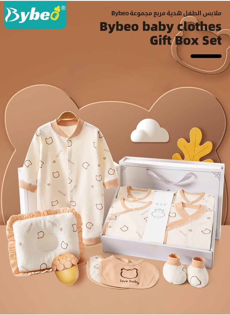 30PCS Newborn Baby Gift Set, Newborn Layette Gift Set for Boys and Girls, Babies Essential Clothes Accessories with Baby Blanket, 100% Premium Cotton, for Spring Summer Autumn Winter