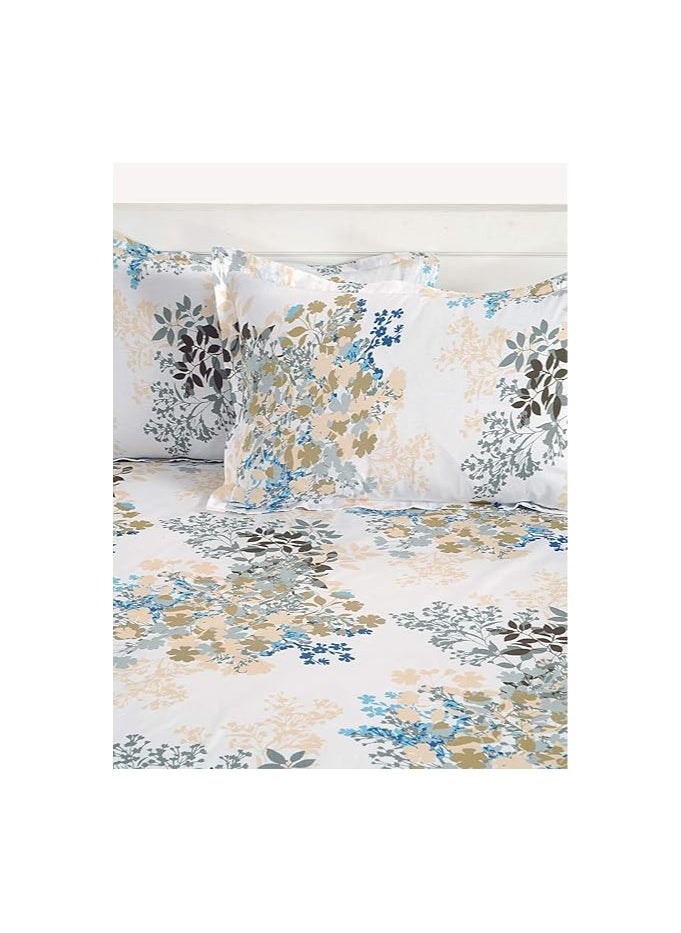 Swayam Veda Collection 160 TC 100percent Cotton Double BIB Duvet, Multi-Colour, 250 x 220 cm