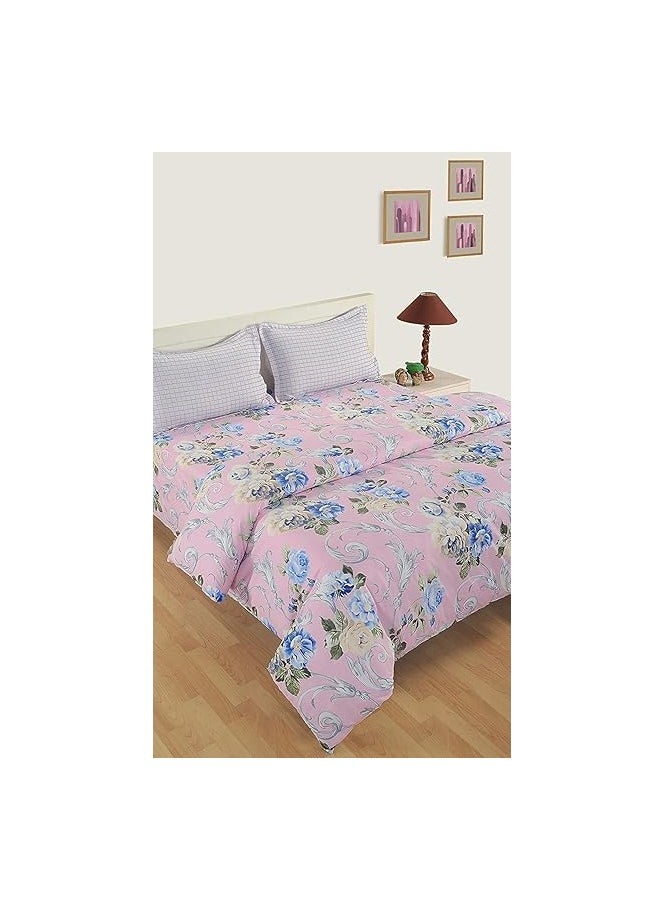 Swayam Veda Collection Double Bib Duvet With 2 Pillow Cover, Multi-Colour, 250 X 220 cm
